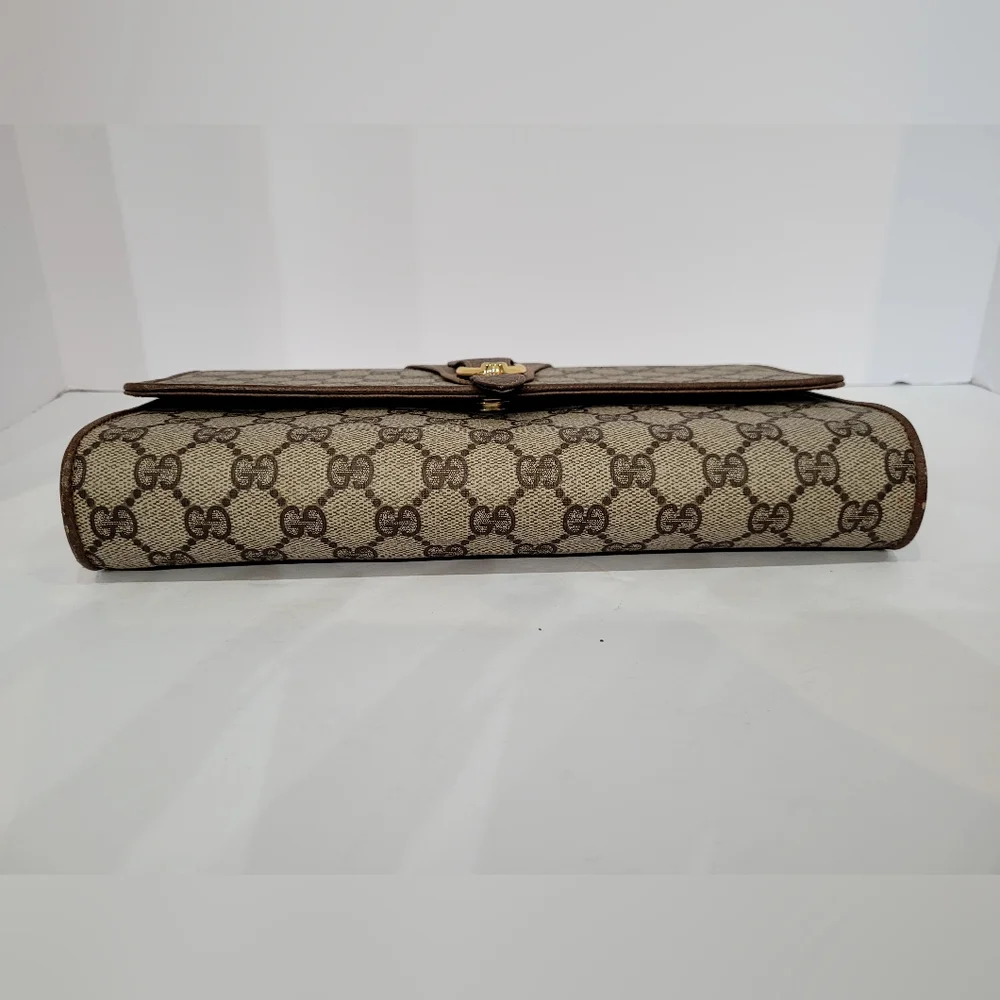 GUCCI Crosbody Bag, Clutch, Two Ways, Vintage, Prestige Condition - Picture 4 of 16